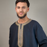 HIRA Jalabiya - Schwarz/Gold