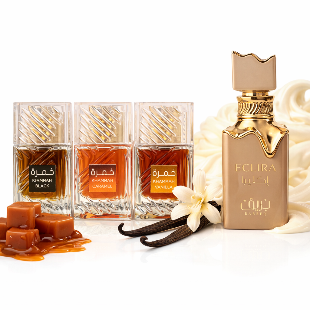 Bareeq Khamrah & Eclira Mini Parfüm | Eclira - Black - Vanilla - Caramel | 30ml