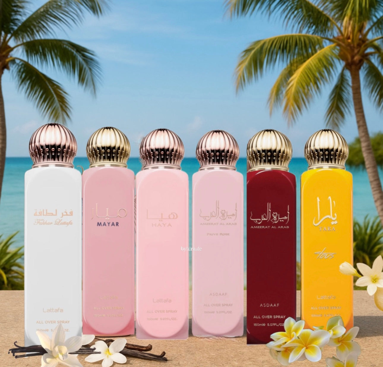 بخاخ لطافة/أسداف متعدد الاستخدامات | 150 مل | 7 روائح