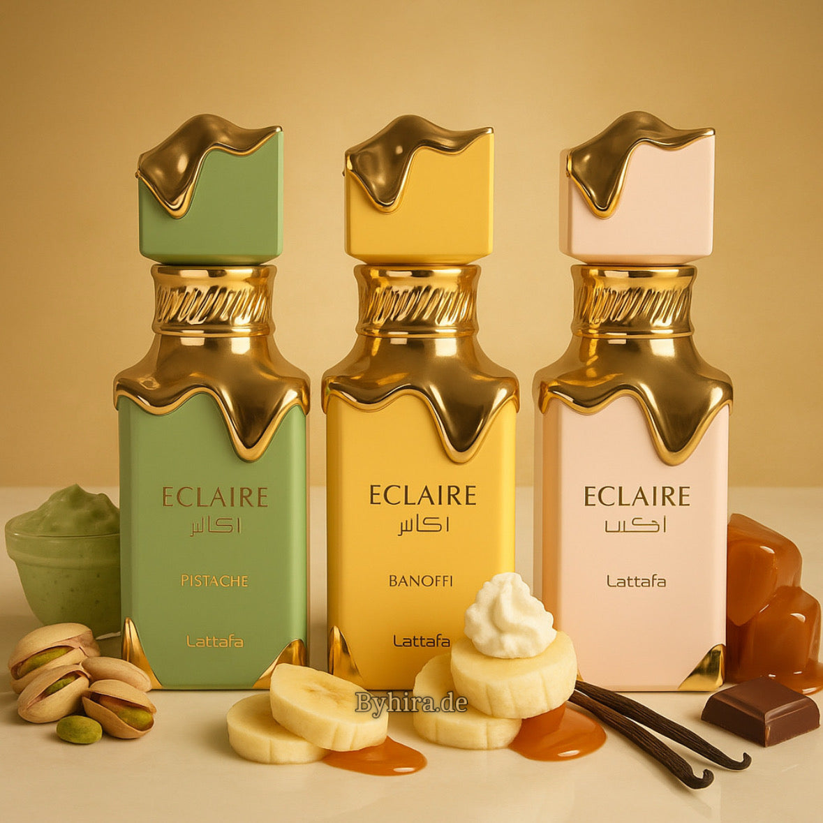 Lattafa Eclaire - Banoffi - Pistache | 100ml - Parfüm - Hira
