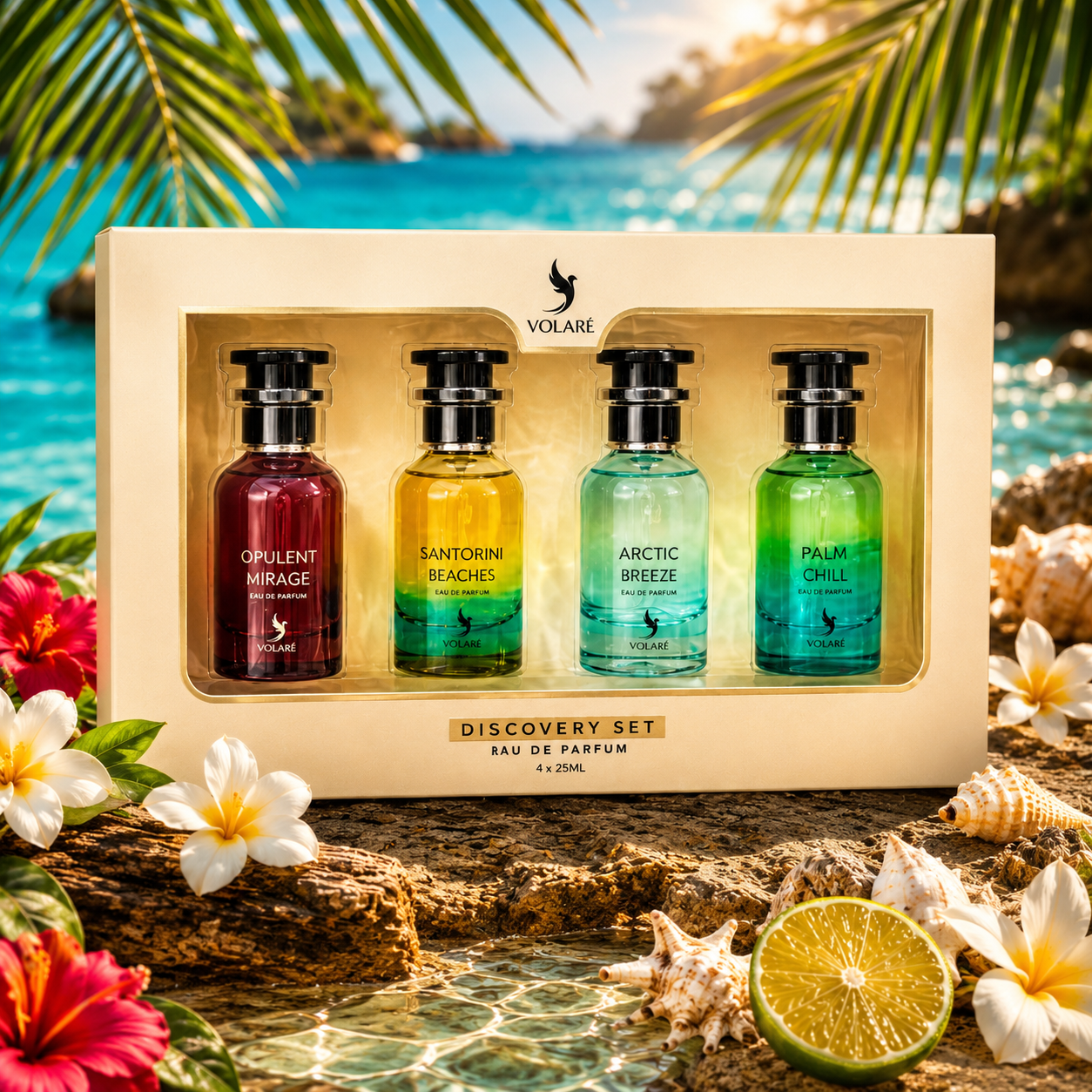 Volare Palm Discovery set | 4x25ml | Unisex - Parfüm