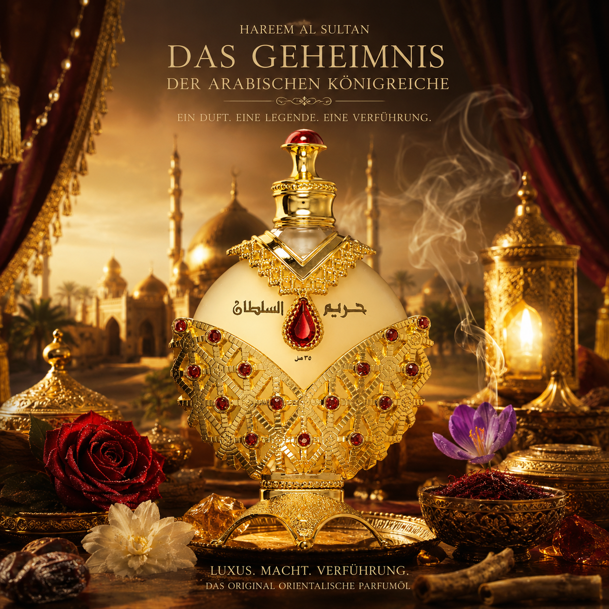 Khadlaj Hareem al Sultan | 35ml Parfümöl + 20ml Parfüm | Damen - Parfüm