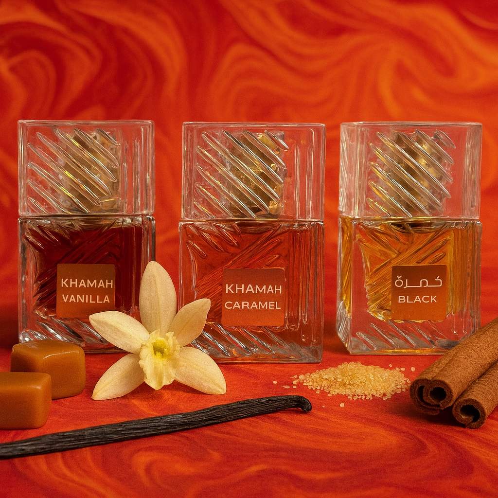 Khamrah Mini Parfüm | Black - Vanilla - Caramel | 30ml