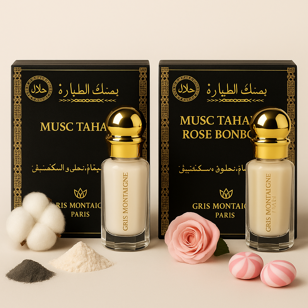 Gris Montaigne Musc Tahara | Halal | 12ml | Ganzkörper - Intimpflege - Hira