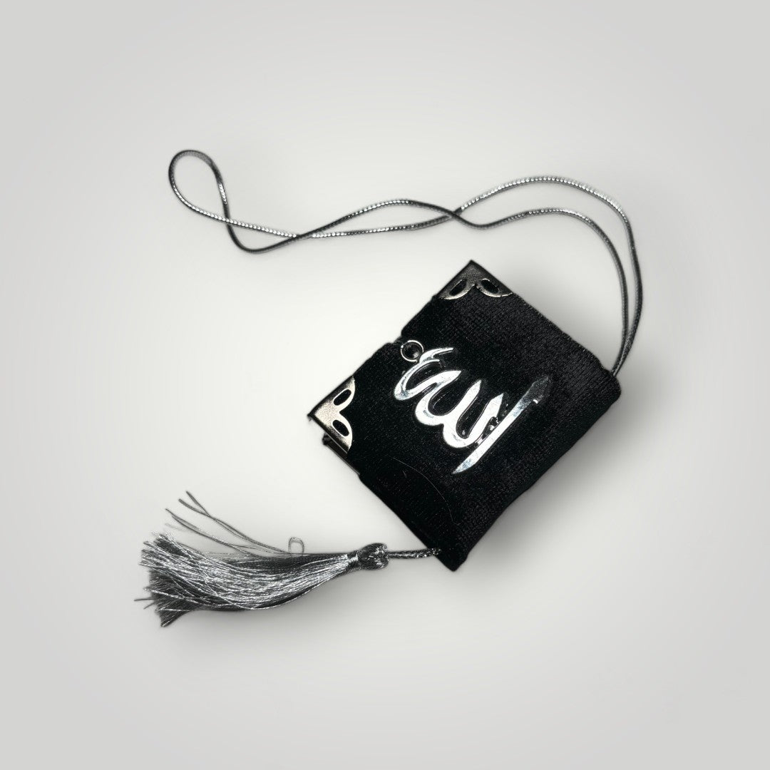 Mini Quran Anhänger - Black/Silver - Hira