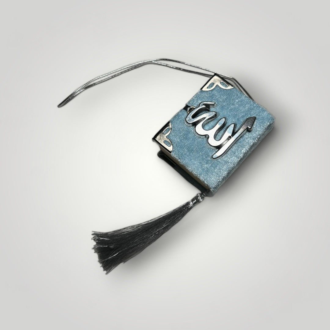 Mini Quran Anhänger - Baby Blue - Hira