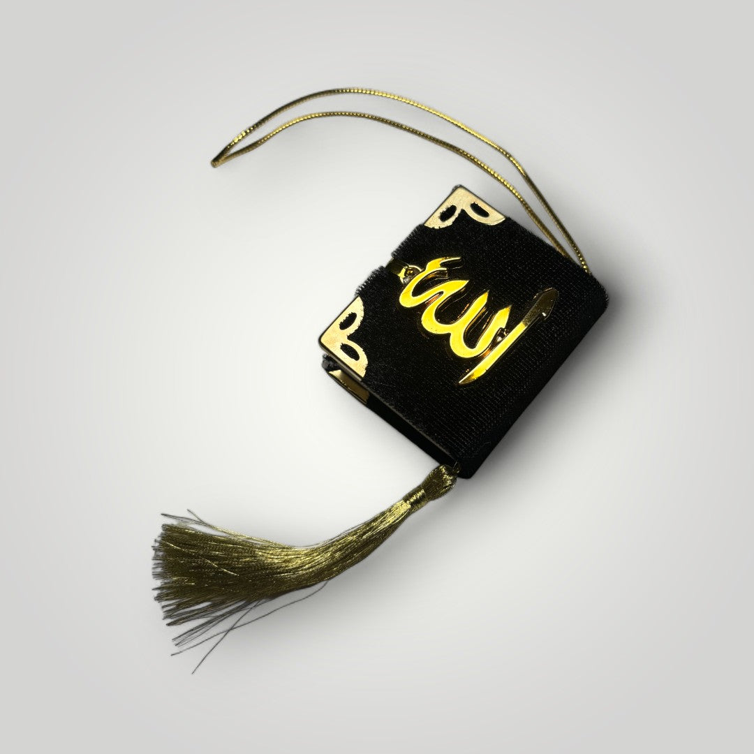 Mini Quran Anhänger - Black/Gold - Hira