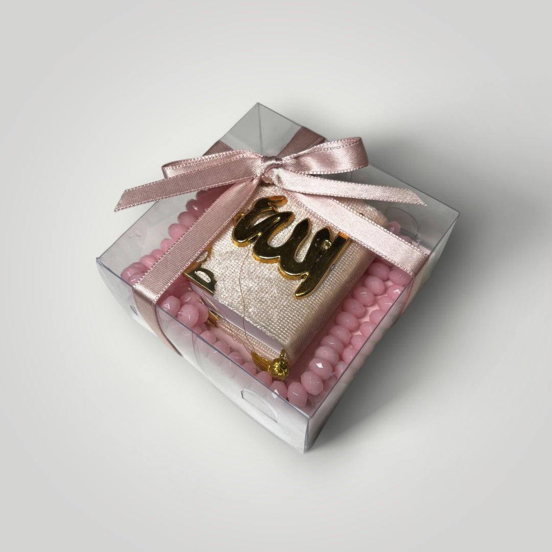 Mini Quran / Tasbih Set - Pink - Hira
