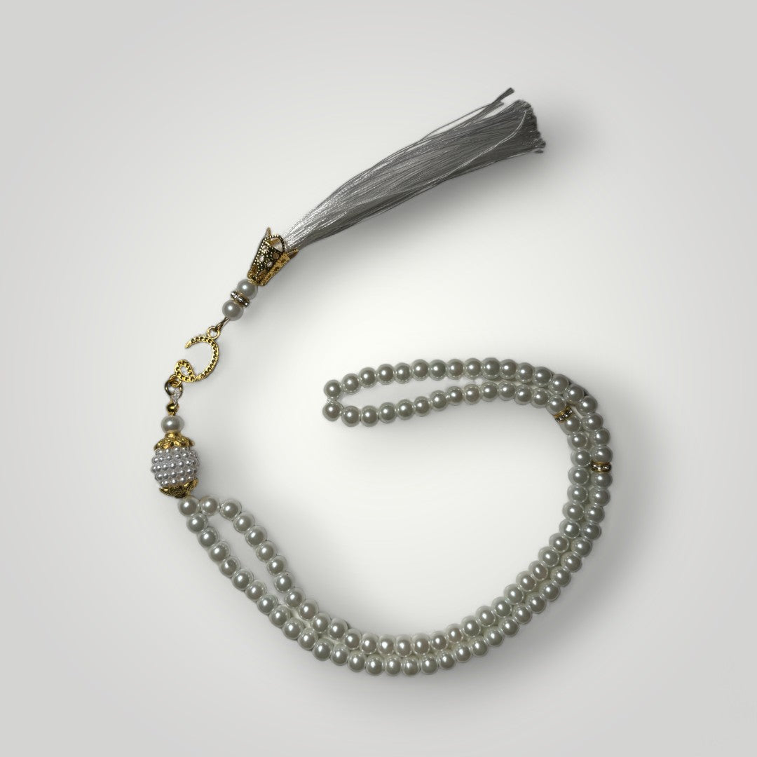 Perlen Tasbih - White - Hira