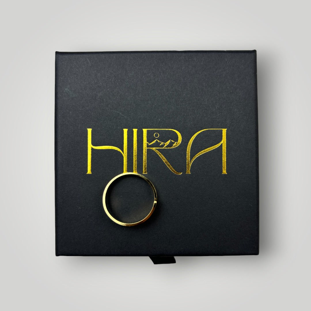 Ayatul Kursi Ring - Gold - Hira