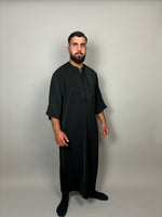 H I R A Jalabiya - Black - Hira