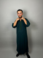 H I R A Jalabiya - Royal Green - Hira