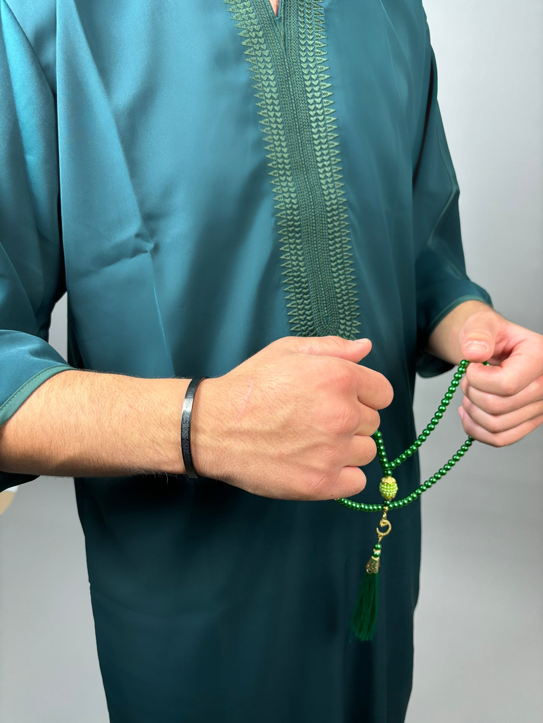 H I R A Jalabiya - Royal Green - Hira