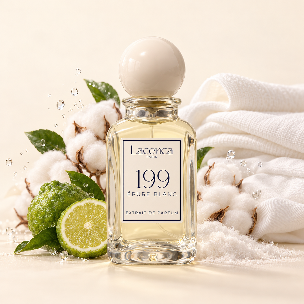 Lacenca Épure Blanc 199 | 50ml | Unisex | Extrait de Parfum